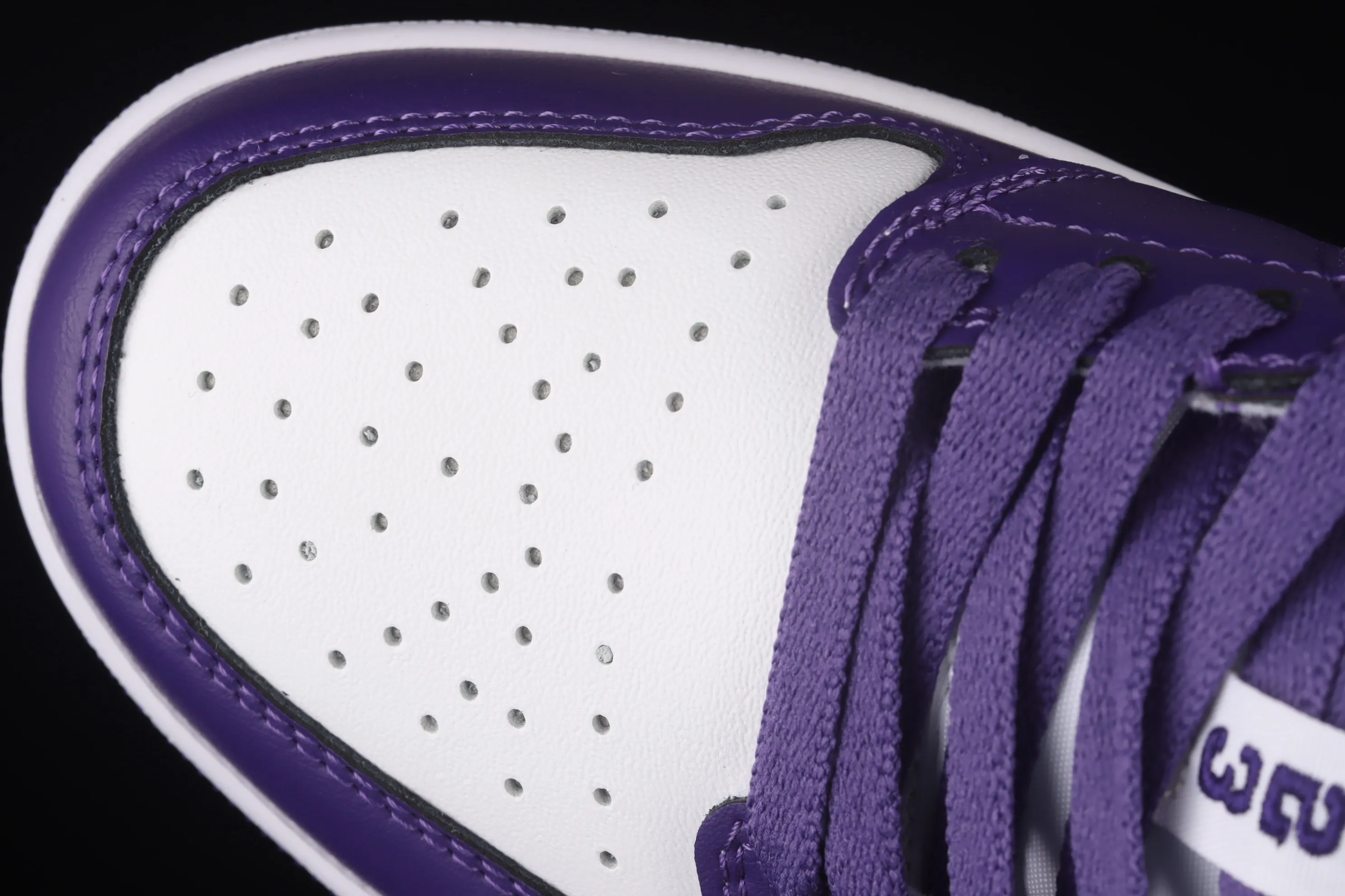 All categories Air Jordan Jordan series basketball shoes Air Jordan 1 Low Air Jordan AJ1 Low AJ1 Joe 1 white and purple low-top cultural leisure sports basketball shoes DC0774-500